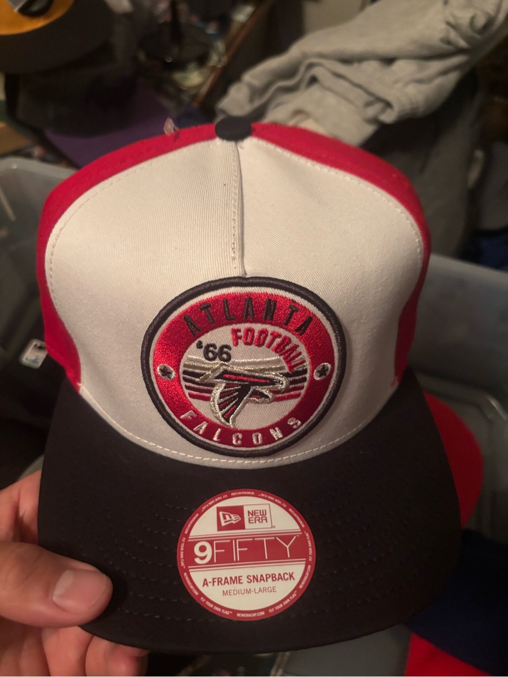 New Era Atlanta Falcons 9FIFTY Snapback Hat - Red, White, Black